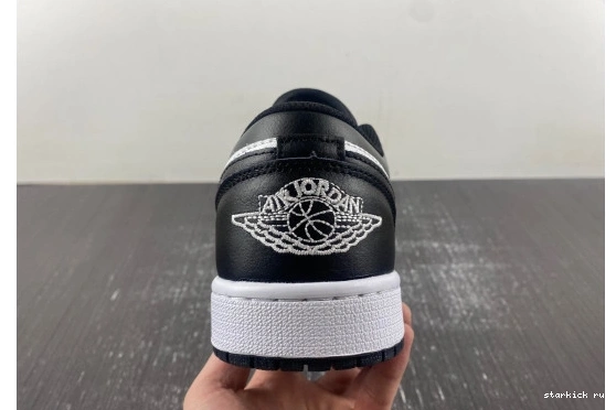 553558-132 white Jordan 553558-132 black Air 1 and  Low 0412